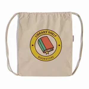 Organic Cotton Drawstring Backpack