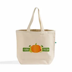 Recycled Canvas Trendy All-Day Tote Bag