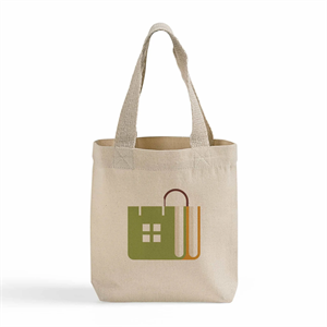 Mini 8" Canvas Tote Bag