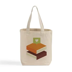 12" Small Canvas Tote Bag