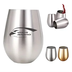18oz Stainless Steel Home Kitchen Wine Glass Bar Drink Cup