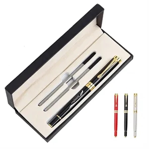 Metal Engraving Custom Gift Roller Ballpen Ballpoint Pen Set