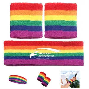 Sports Headband Wristband Moisture Wicking Protection Set