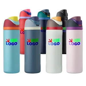 24oz Insulated Water Bottle with Straw