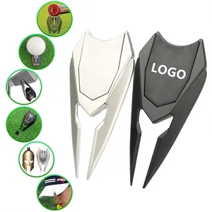 Golf Ball Fork Divot Tool Folding Decor