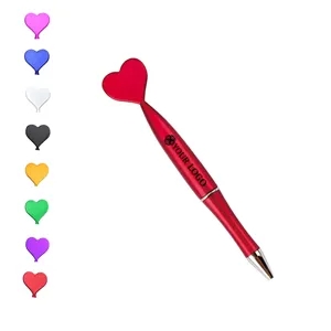 Heart Shaped Rotating Ballpoint Pen