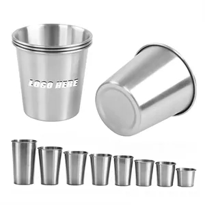 6OZ Mini Single Wall Stainless Steel Pint Cups