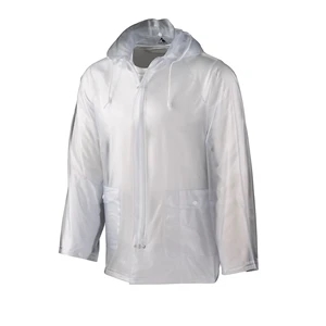 Augusta Sportswear Clear Hooded Rain Jacket