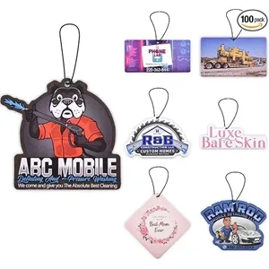 Custom Shape Perfume Car Air Freshener