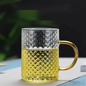 Glass Espresso Cup Clear Coffee Mugs with Handle