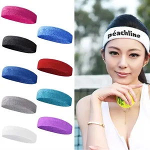 Embroidery Cotton Sweat Headband