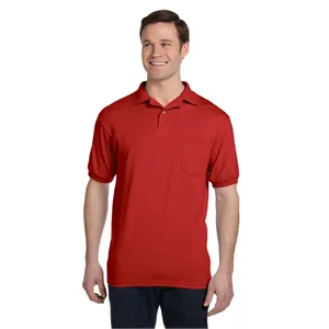 Hanes Adult 50/50 EcoSmart® Jersey Pocket Polo