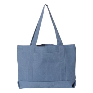 Liberty Bags Seaside Cotton Pigment Dyed Resort Tote