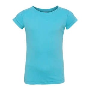 Rabbit Skins Toddler Girls Fine Jersey Tee