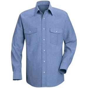 Red Kap Deluxe Western Style Long Sleeve Shirt