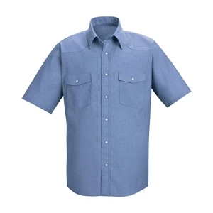 Red Kap Deluxe Western Style Short Sleeve Shirt