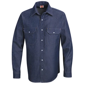 Red Kap Deluxe Denim Long Sleeve Shirt