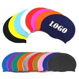 60G No Seam Silicone Swim Cap