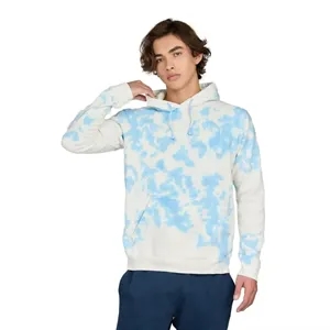 US Blanks Unisex Made In USA Cloud Tie-Dye Hooded Sweatshirt