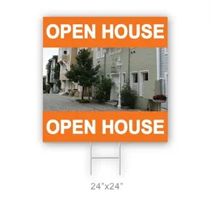 Coroplast Yard Sign - 24" x 24"