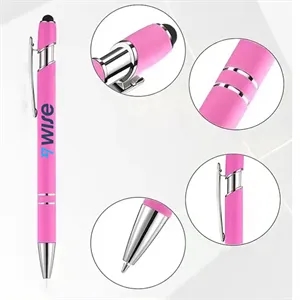 Velour Naishi Metal Accents Velvet Stylus Pen