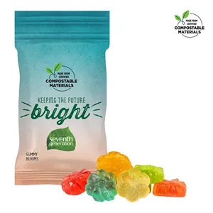 1oz ECO-Digibag, Compostable & Full Color, Gummy Blooms