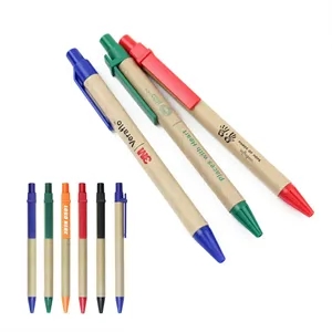 Eco Friendly Recycled Kraft Paper Ballpoint Pen