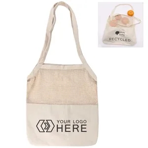 Organic Cotton Mesh Tote Bags