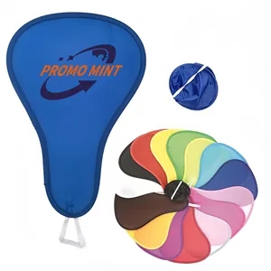 Folding Frisbee gourd-shaped polyester fan