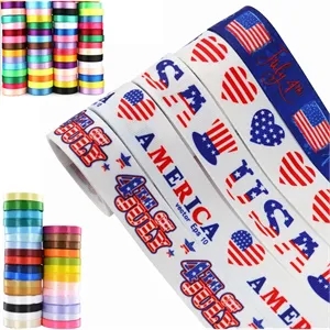 100 Yds Custom Satin Ribbon Roll