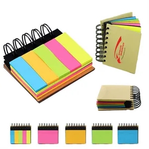 Pocket Size Spiral Sticky Note Pad