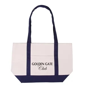 Prime Line Cotton Canvas Boat Tote Bag