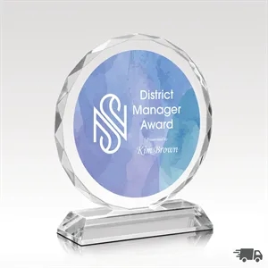 Ascot Optical Crystal Award - Slanted Edges