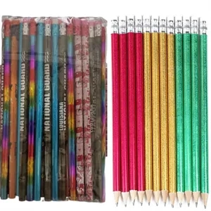 Laser Foil Wrapped Pencil w/ Eraser