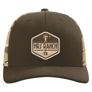 Richardson Snapback Trucker Hat w/ Leatherette Patch