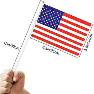 5.5"x8.2" Handy American Flag 4th Of July Decoration