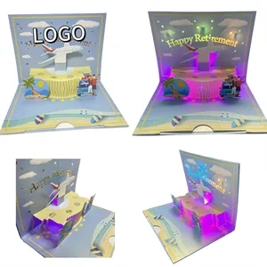 Custom 3D Greeting Cards with LED Lights & Music