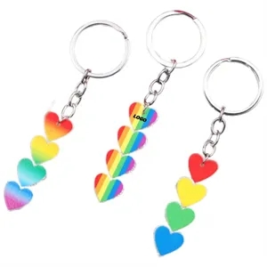 Rainbow Gay Series Love Acrylic Keychain