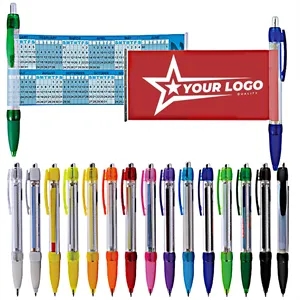 Promotional Pull-Out Ad Ballpoint Pen