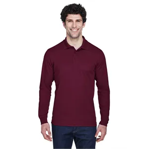 CORE365 Men's Pinnacle Performance Long-Sleeve Pique Polo