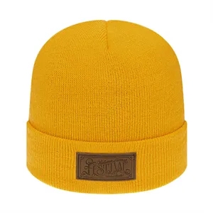Knit Cap with Cuff