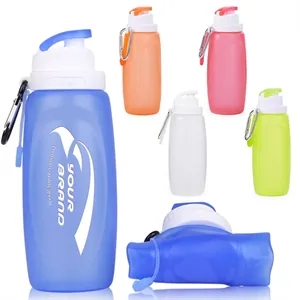 Collapsible Silicone Leakproof Portable Water Bottle