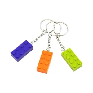 Customizable Lego Bricks Keychain