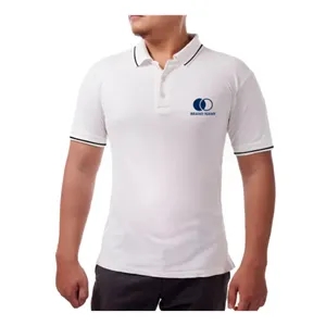 Custom Logo Custom Polo T-Shirt - Embroidered