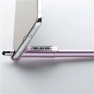 3 in 1 Cell Phone Holder Capacitive Stylus Ballpoint Pen