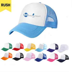 Custom Logo Adjustable Summer Foam Mesh Baseball Trucker Hat Valucap