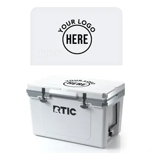 RTIC 52 Quart Ultra-Light Hard Cooler, White & Grey