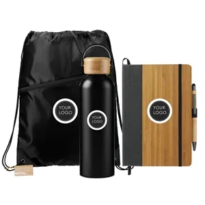 New Hire Eco Friendly Bag, Journal & Bottle Set