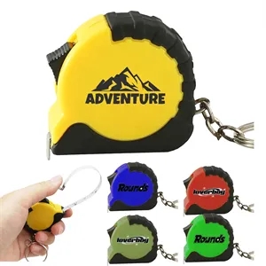 Mini Key Chain Measure Tape Portable Retractable Measuring