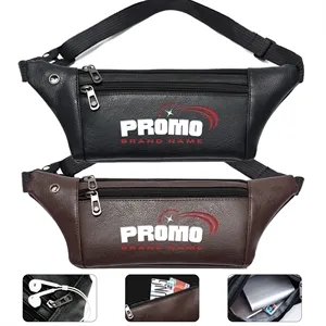 PU Leather Waist Bag Travel Cross body Waist Fanny Bum Pouch